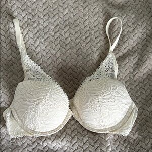 White Lace Bra